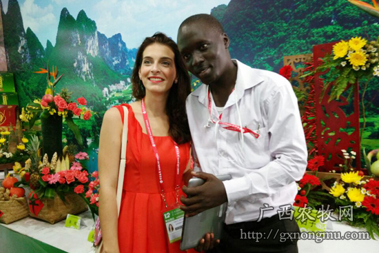 外国客商参观中国——东盟博览会农业展寻找商机